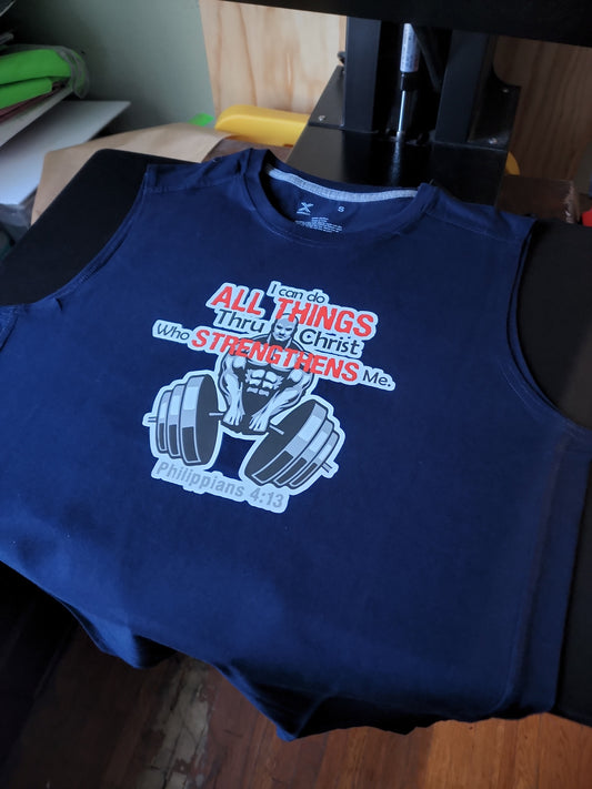 I Can Do All Things Muscle Tank